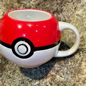 Red and White Poké Ball Mug